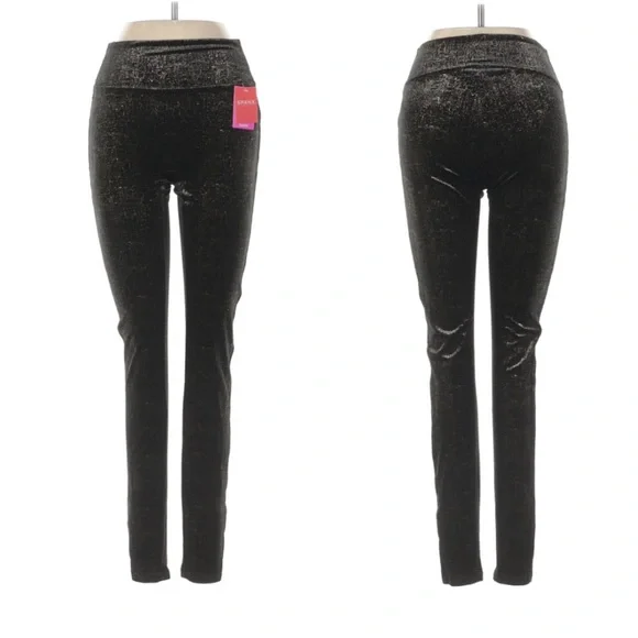 Spanx Velvet Shine Leggings - Picture 2 of 13